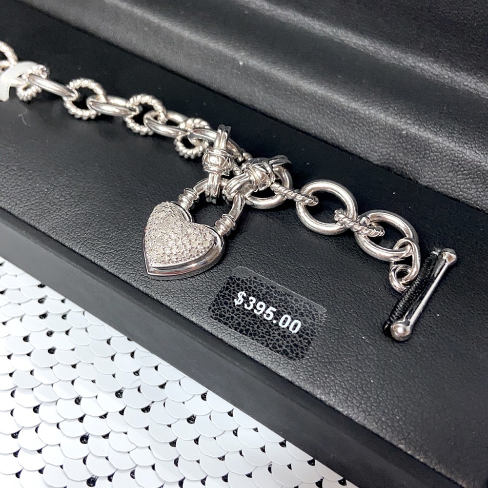 ✨🆕 Sterling Silver 1/4 ct TW Diamond Bracelet - NWT 🏷✨